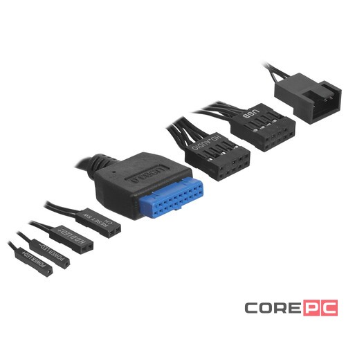 Компьютерный корпус 1STPLAYER FIREROSE F3-A ATX TG LED White (F3-A-WH-4F1)