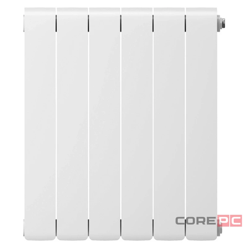 Радиатор биметаллический ROYAL THERMO Eclipse Белый 500х90  6 секций