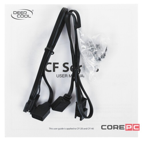 Вентилятор для корпуса Deepcool CF120 RGB PWM (DP-FA-RGB-CF120-1)