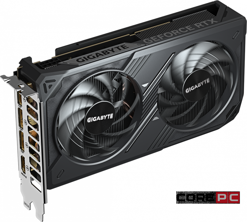 Видеокарта Gigabyte (GV-N5060WF2MAX OC-8GD) GeForce RTX 5060 8GB WINDFORCE MAX OC