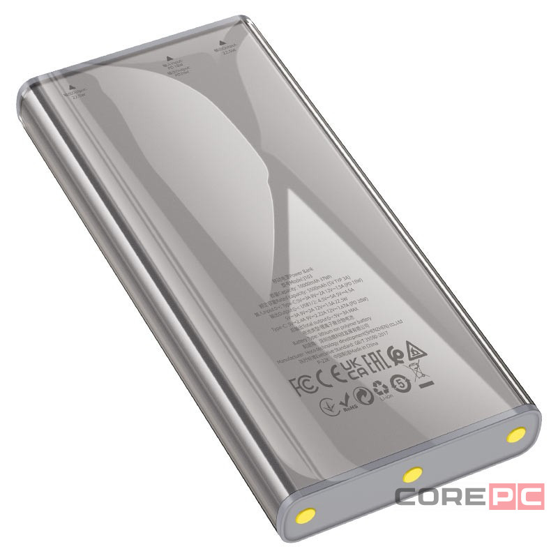 Powerbank Hoco J103 10000mAh 2USB/1С 22.5W серый