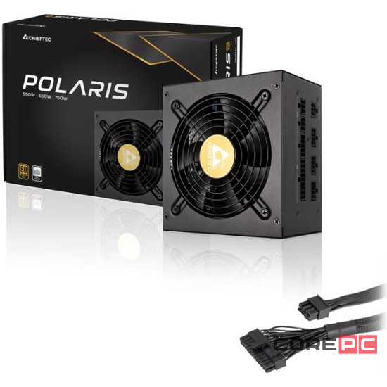 Блок питания Chieftec 650W POLARIS PPS-650FC