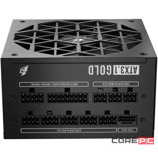 Блок питания 1STPLAYER 850W ACK GOLD  Black (HA-850BA2-BK) 16 Pin (PCIe 5.0 Connector Cable Details)