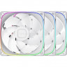 Комплект вентиляторов для корпуса Geometric Future Squama 2503W 5V ARGB White (1F2503W312001) (GF_SQM-2503W-TP)