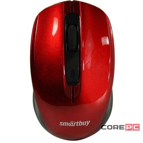 Мышь беспроводная Smartbuy ONE 332AG USB/DPI 1000/3 кнопки/2AAA красная (SBM-332AG-R)