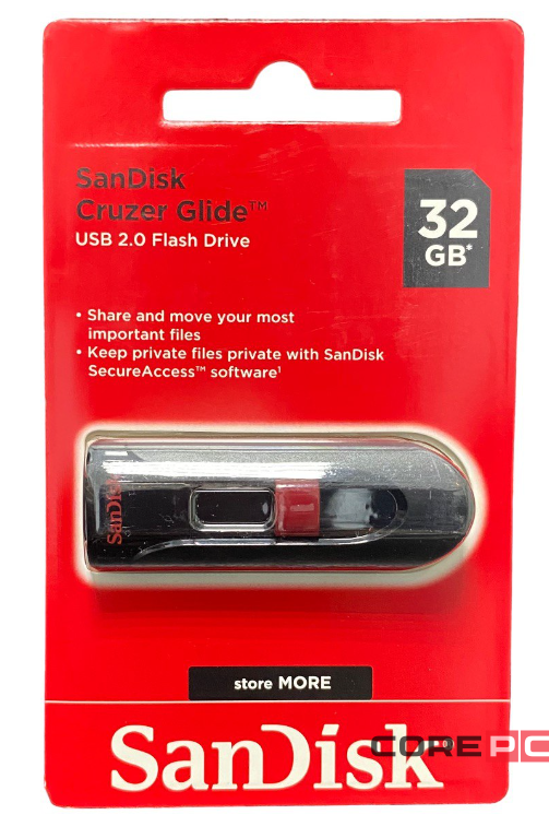 USB флеш накопитель SanDisk CZ60 Cruzer Glide 32GB (SDCZ60-032G-B35)