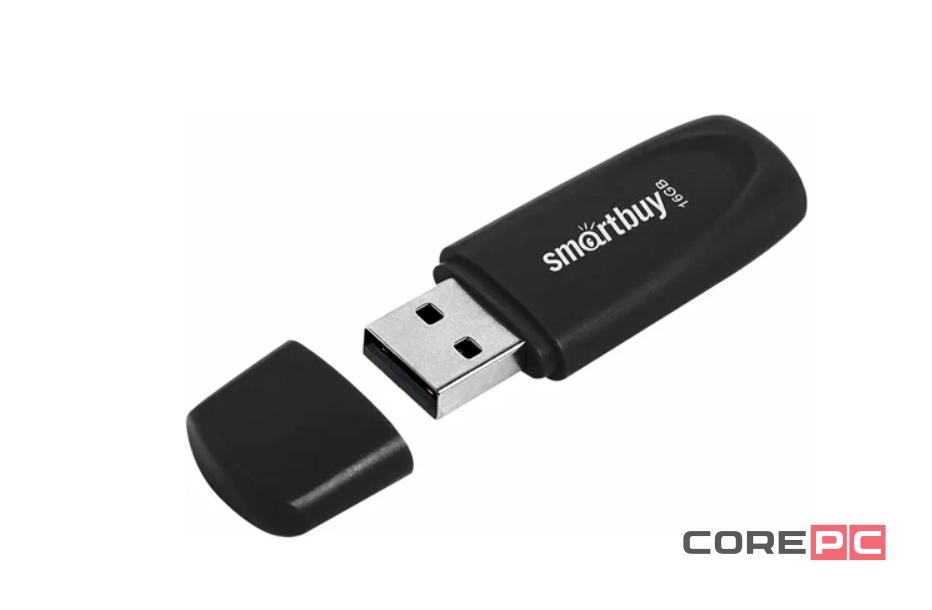 3.0/3.1 USB флеш накопитель Smartbuy 16GB Scout (SB016GB3SCK) черный