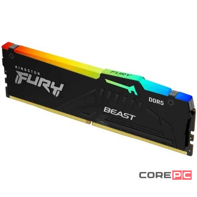 Оперативная память 16 Gb 6000 MHz Kingston FURY Beast RGB Black (KF560C30BBEA-16)