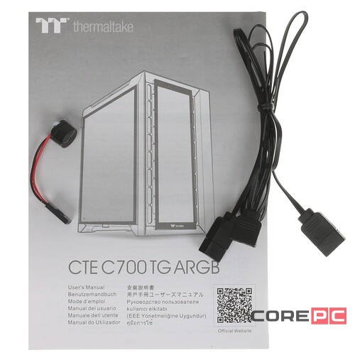 Компьютерный корпус Thermaltake CTE C700 TG ARGB Black (CA-1X7-00F1WN-01)