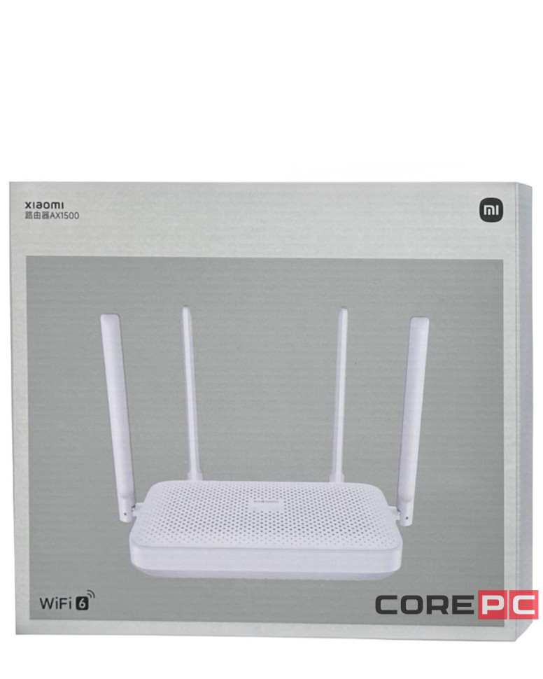 Wi-Fi роутер Xiaomi Router AX1500 RD04v2 CN белый