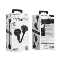 Держатель в автомобиль на торпеду Borofone BH18 магнитный черно-красный