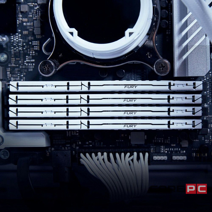 Оперативная память 32 Gb 5200 MHz Kingston FURY Beast White (KF552C40BW-32)