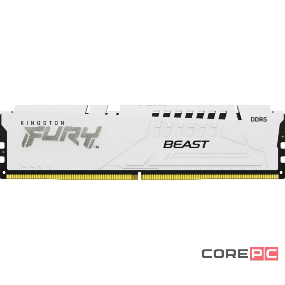 Оперативная память 32 Gb 5200 MHz Kingston FURY Beast White (KF552C40BW-32)