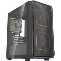 Компьютерный корпус Powercase Mistral SM06 TG ARGB Black (CMMSM06B-A3)