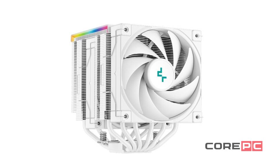 Кулер для процессора Deepcool AK620 DIGITAL WH ARGB PWM White