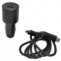 Автомобильное зар. устр. Xiaomi Car Charger 100W 1USB/1C с кабелем T-C на T-C MDY-16-ER черное