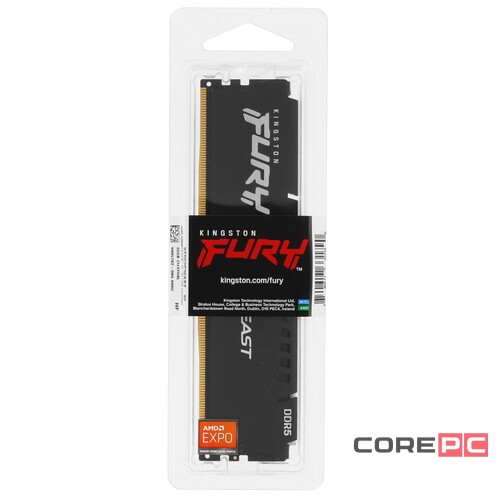 Оперативная память 32 Gb 5200 MHz Kingston FURY Beast EXPO Black (KF552C36BBE-32)