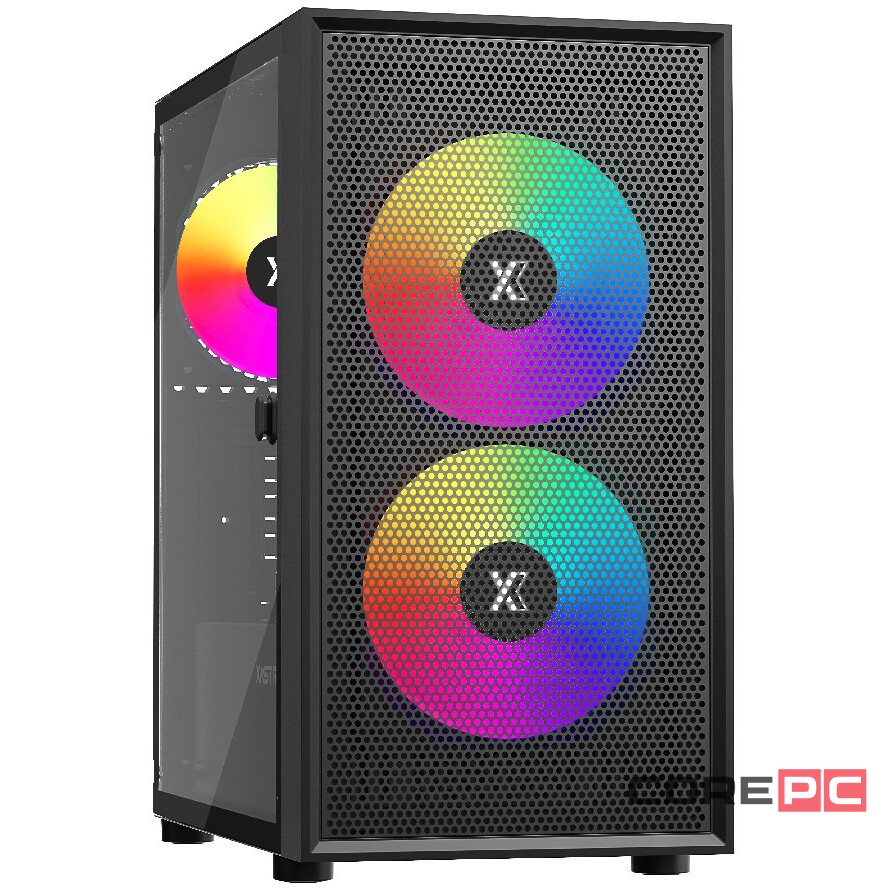 Компьютерный корпус XASTRA A305M 3ARGB Black (A305M-2FC14A-1FC12A-D)