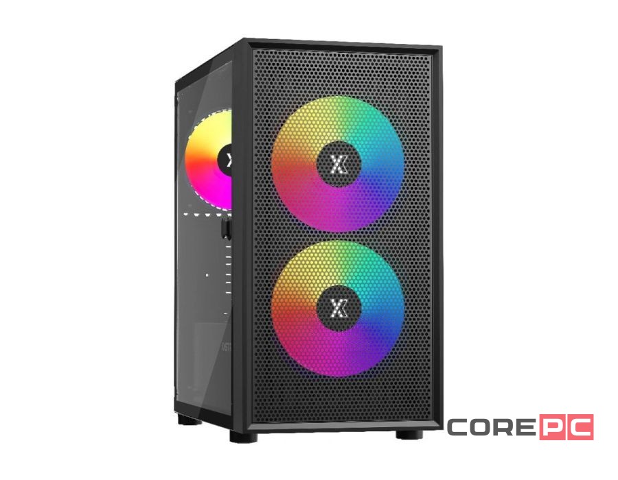 Компьютерный корпус XASTRA A305M 3ARGB Black (A305M-2FC14A-1FC12A-D)
