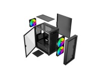Компьютерный корпус XASTRA A305M 3ARGB Black (A305M-2FC14A-1FC12A-D)