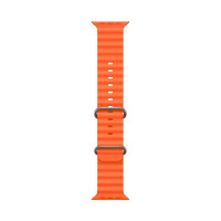 Apple Watch Ultra 2 49 mm Titanium Case Orange Ocean Band (One Size)