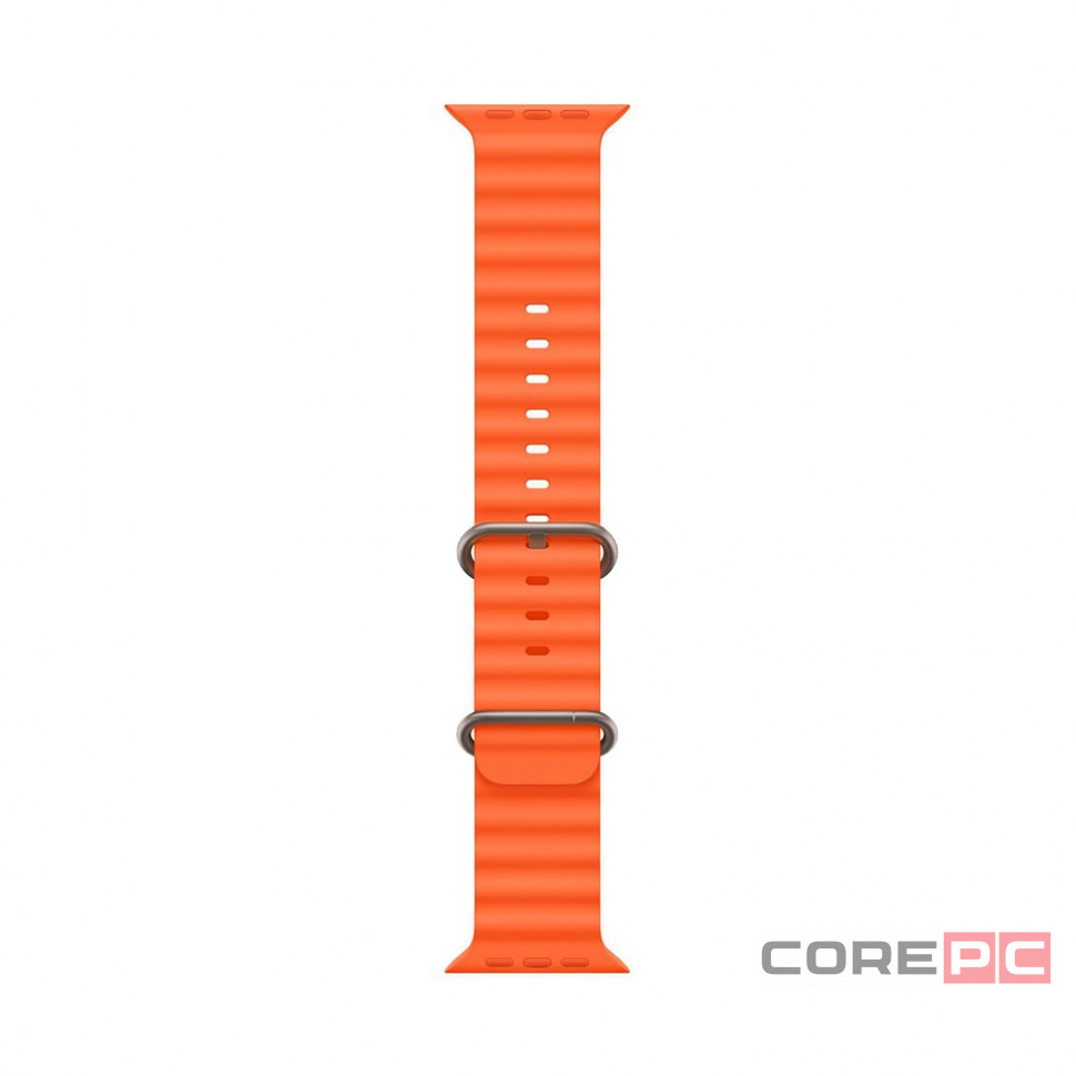 Apple Watch Ultra 2 49 mm Titanium Case Orange Ocean Band (One Size)
