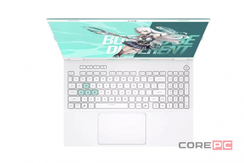 Asus TUF Gaming 6 PRO FA608FP9955 (White/Green) / Ryzen 9 9955HX / 16Gb / 1Tb SSD / RTX 5070 8Gb / no / 16" 2560x1600 IPS 165Hz / Win 11 Home / 2,2