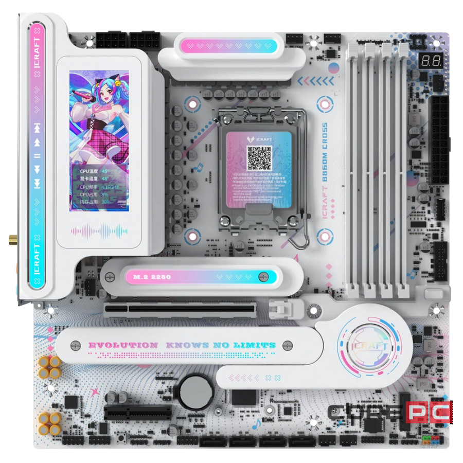 Материнская плата MaxSun MS-iCraft B860M CROSS PRO (6940709661710)