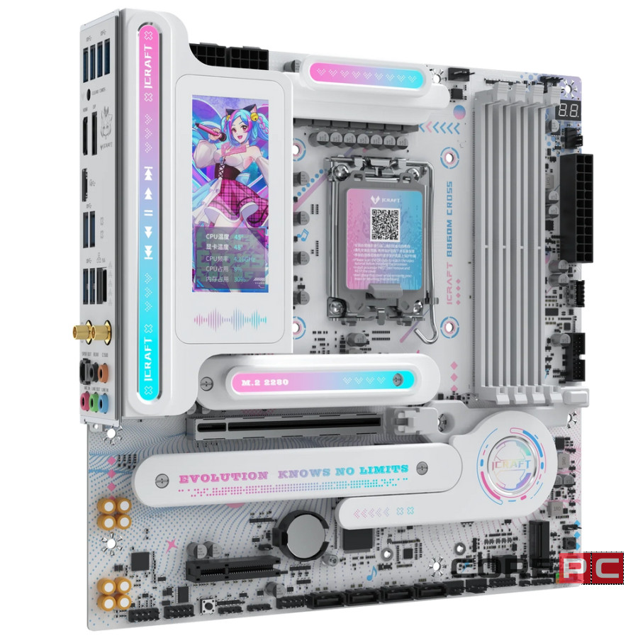 Материнская плата MaxSun MS-iCraft B860M CROSS PRO (6940709661710)