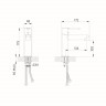 Смеситель для раковины Iddis AIGBC00i01, рычажное управление, цвет хром матовый