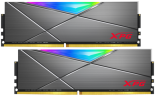 Оперативная память 16 Gb 3600 MHz ADATA XPG SPECTRIX D50 RGB Grey (AX4U36008G18I-DT50) RTL