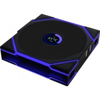 Комплект вентиляторов для корпуса Lian Li UNI FAN TL WIRELESS LCD 120 12TLLCD1W3B ARGB Black (G99.12TLLCD1W3B.R0)