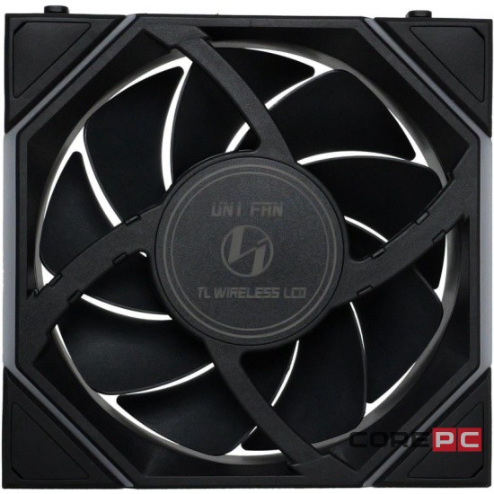 Комплект вентиляторов для корпуса Lian Li UNI FAN TL WIRELESS LCD 120 12TLLCD1W3B ARGB Black (G99.12TLLCD1W3B.R0)