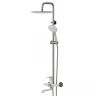 Душевая система MIXLINE 35к МЛ2415(ML2415) излив лейка 3 позиции +лейка тропический душ, хром/белый