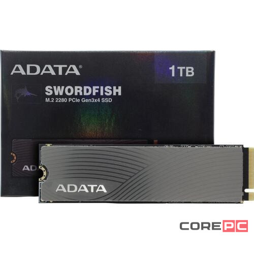 Твердотельный накопитель ADATA 1000 Gb SWORDFISH ASWORDFISH-1T-C