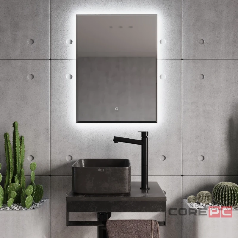 Зеркало MIXLINE Алмина 600х800 (ШВ) сенсорный выключатель, светодиодная подсветка
