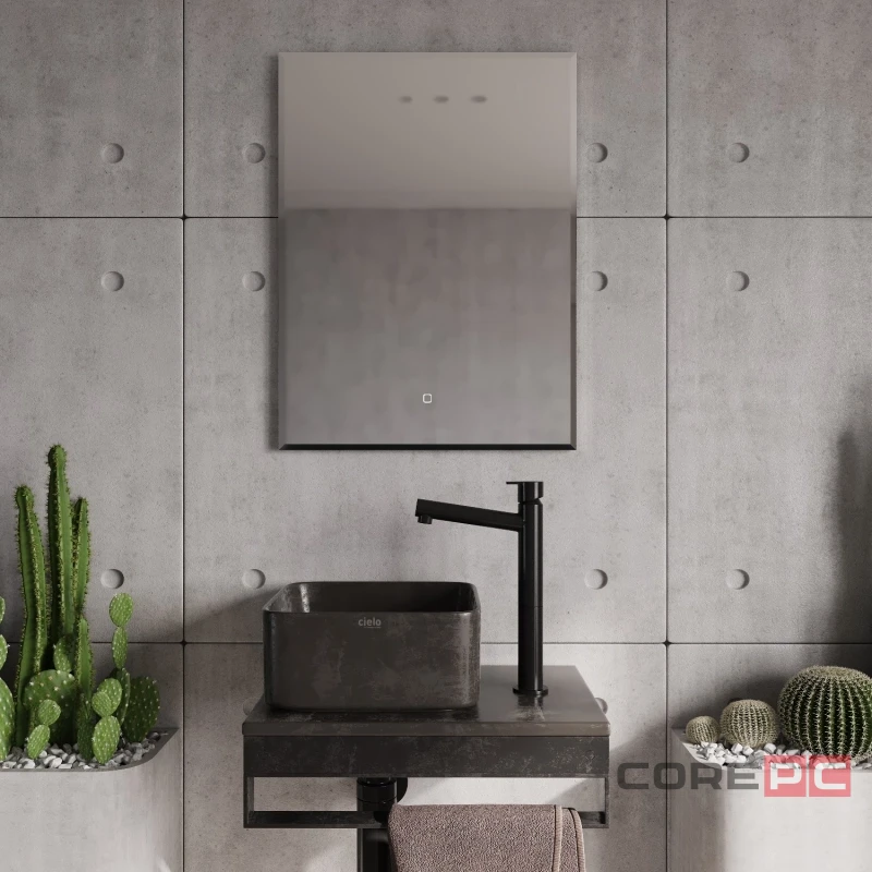 Зеркало MIXLINE Алмина 600х800 (ШВ) сенсорный выключатель, светодиодная подсветка
