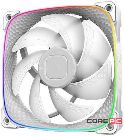 Вентилятор для корпуса Geometric Future Squama 2503W 5V ARGB White (1F2503W112001) (GF_SQM-2503W-SP)