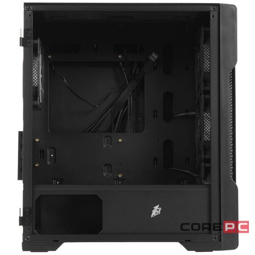 Компьютерный корпус 1STPLAYER TRILOBITE T3 Black TG LED fans (T3-BK-4F1)