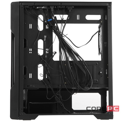 Компьютерный корпус 1STPLAYER TRILOBITE T3 Black TG LED fans (T3-BK-4F1)