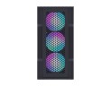 Компьютерный корпус 1STPLAYER TRILOBITE T3 Black TG LED fans (T3-BK-4F1)
