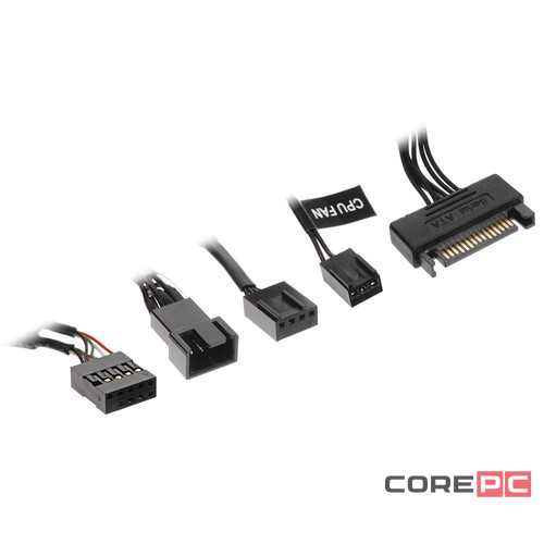 Система жидкостного охлаждения для процессора MSI MEG CORELIQUID S280 2X SILENT GALE Black 9S6-6A0431-001