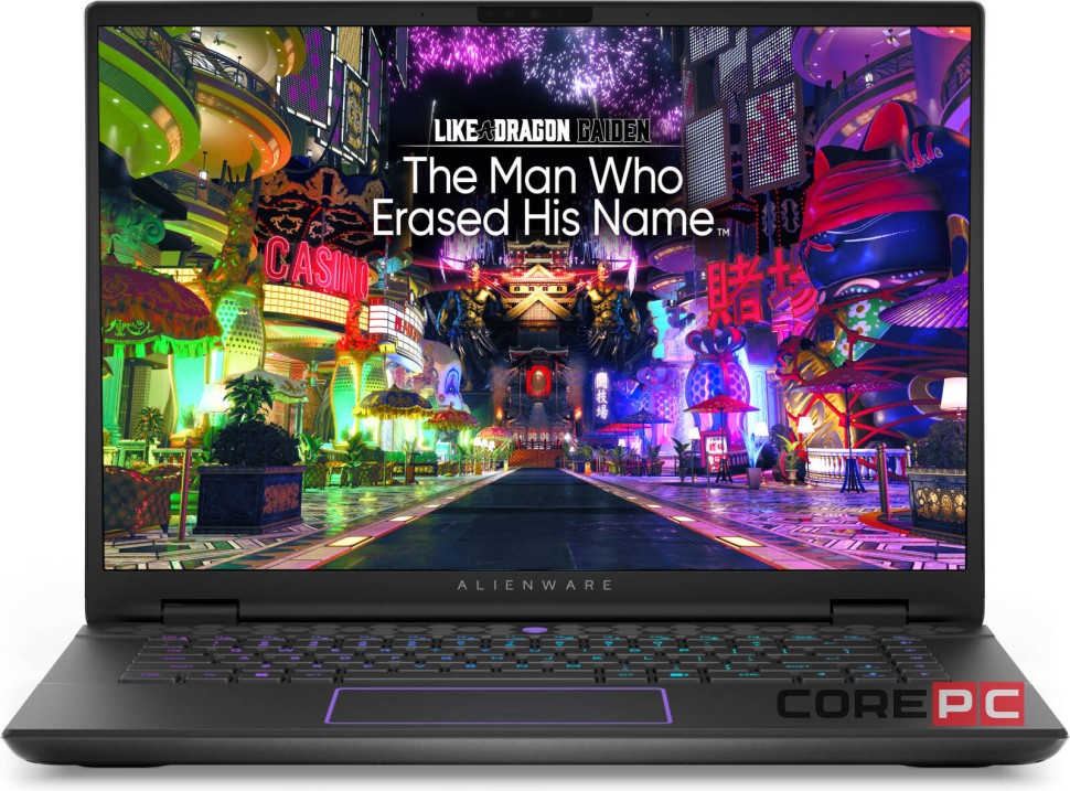 Ноутбук Dell Alienware M16 R2 (Ultra 9 185H/16GB/1024GB SSD/16.0"/2560x1600/240Hz/NVIDIA RTX 4060/Windows 11 Home) Черный