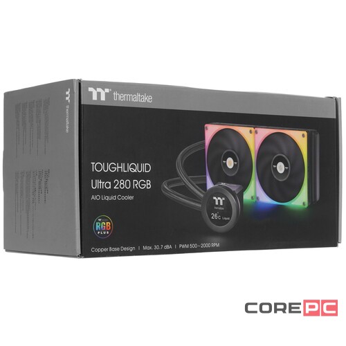 Система жидкостного охлаждения для процессора Thermaltake TOUGHLIQUID Ultra 280 RGB CL-W371-PL14SW-A