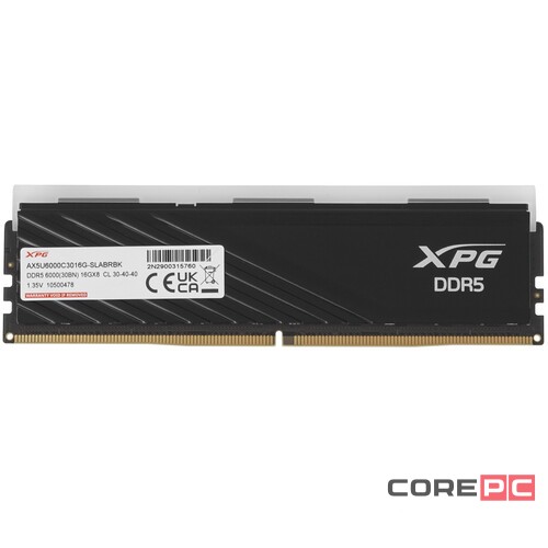 Оперативная память 16 Gb 6000 MHz ADATA XPG LANCER Blade RGB (AX5U6000C3016G-SLABRBK)