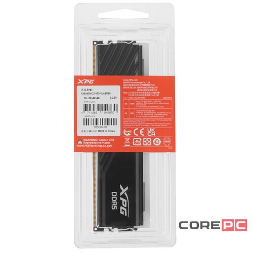 Оперативная память 16 Gb 6000 MHz ADATA XPG LANCER Blade RGB (AX5U6000C3016G-SLABRBK)