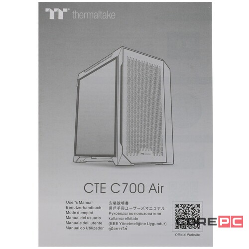 Компьютерный корпус Thermaltake CTE C700 Air Snow TG White (CA-1X7-00F6WN-00)