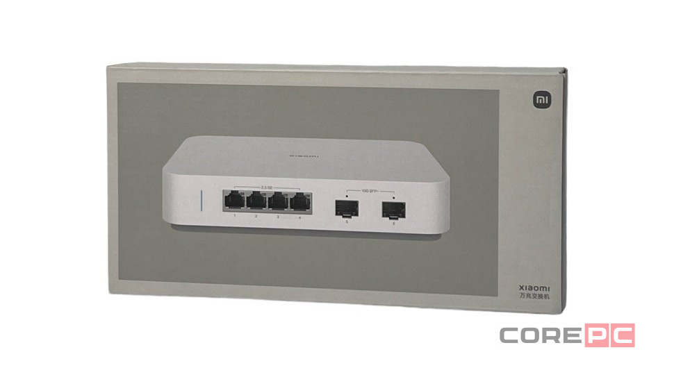 Коммутатор Xiaomi Gigabit Switch 6 ports (SW-106T-A) белый