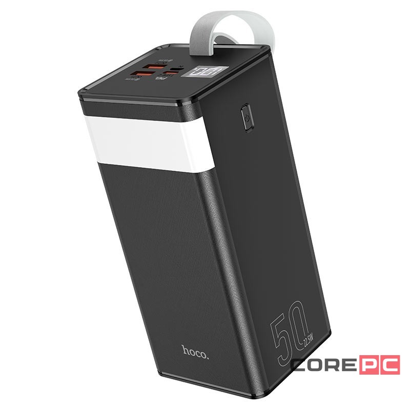 Powerbank Hoco J86A 50000mAh 22.5W 2USB/Type-C/Micro с дисплеем черный