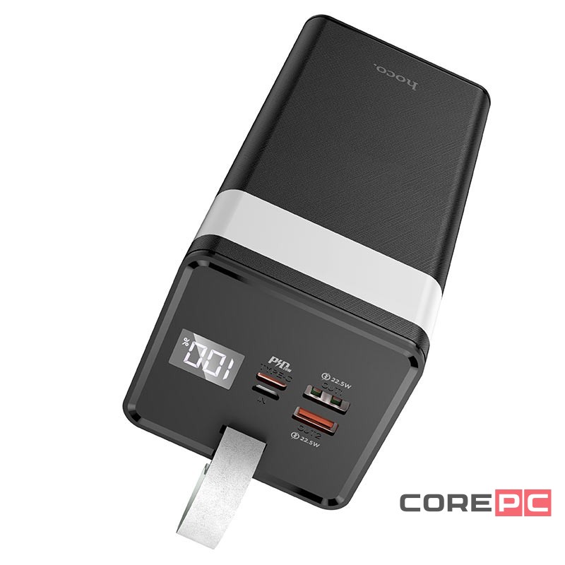 Powerbank Hoco J86A 50000mAh 22.5W 2USB/Type-C/Micro с дисплеем черный